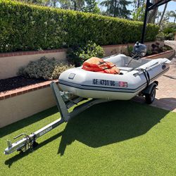 Dinghy (Boat) And Yamaha Outboard  