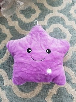 Light up star pillows