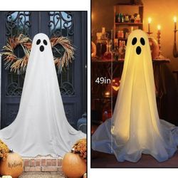 Adorable TWO (2) DIY Easy up Adjustable Light Up Ghost