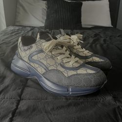 Gucci Rhython “Beige Blue Monogram”
