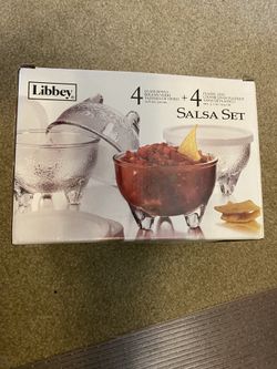 Libby Glass Salsa Bowl Set 