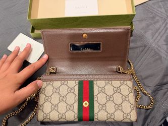 Gucci Ophidia chain wallet, authentic
