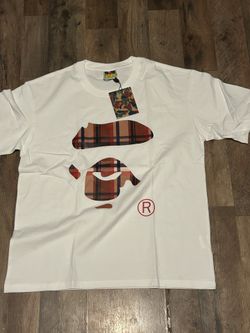 Burberry Collab brand new bape shirt good quality