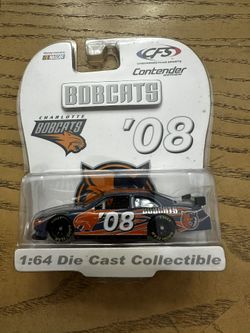 2008 Charlotte Bobcats #08 die-cast NASCAR collectible car produced by Checkered Flag Sports (CFS) as part of their Contender Series. 