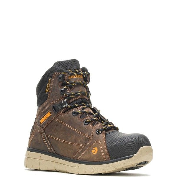 Wolverine W10797 Rigger Mid Composite Toe WP Work Boot 9.5