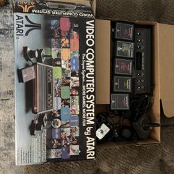 Vintage Atari Game System W/ Original Box