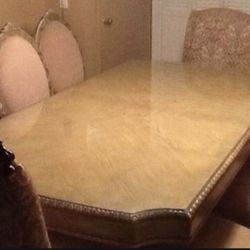 Dining Table And Hutch