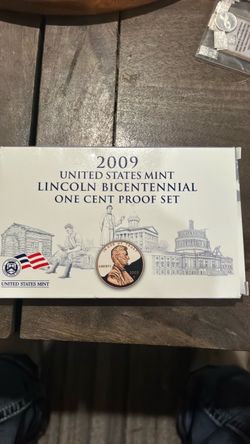 2009 Lincoln bicentennial one cent proof set