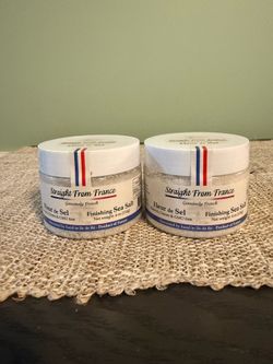 Authentic French Fleur De Sel Hand Harvested Finishing Sea Salts
