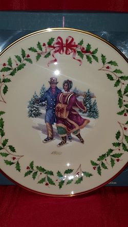 Lenox Snow Waltz Plate