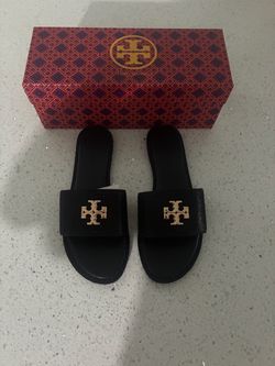 Tory burch sparkly chanclas