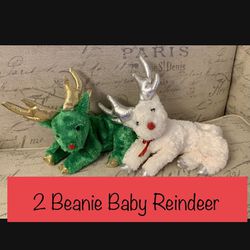 Beanie Baby Christmas Reindeer 