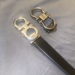 Ferragamo Belt With New And Vintage Buckle