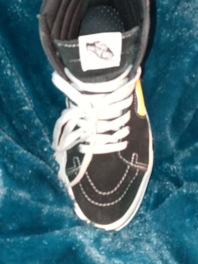 Vans Black Yellow And White 6.5 Van