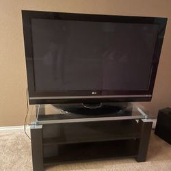 Lg 50 Inch and Tv Stand 