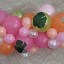 Luau Themed Balloons