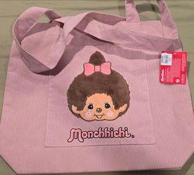 Monchhichi Corduroy Tote Bag