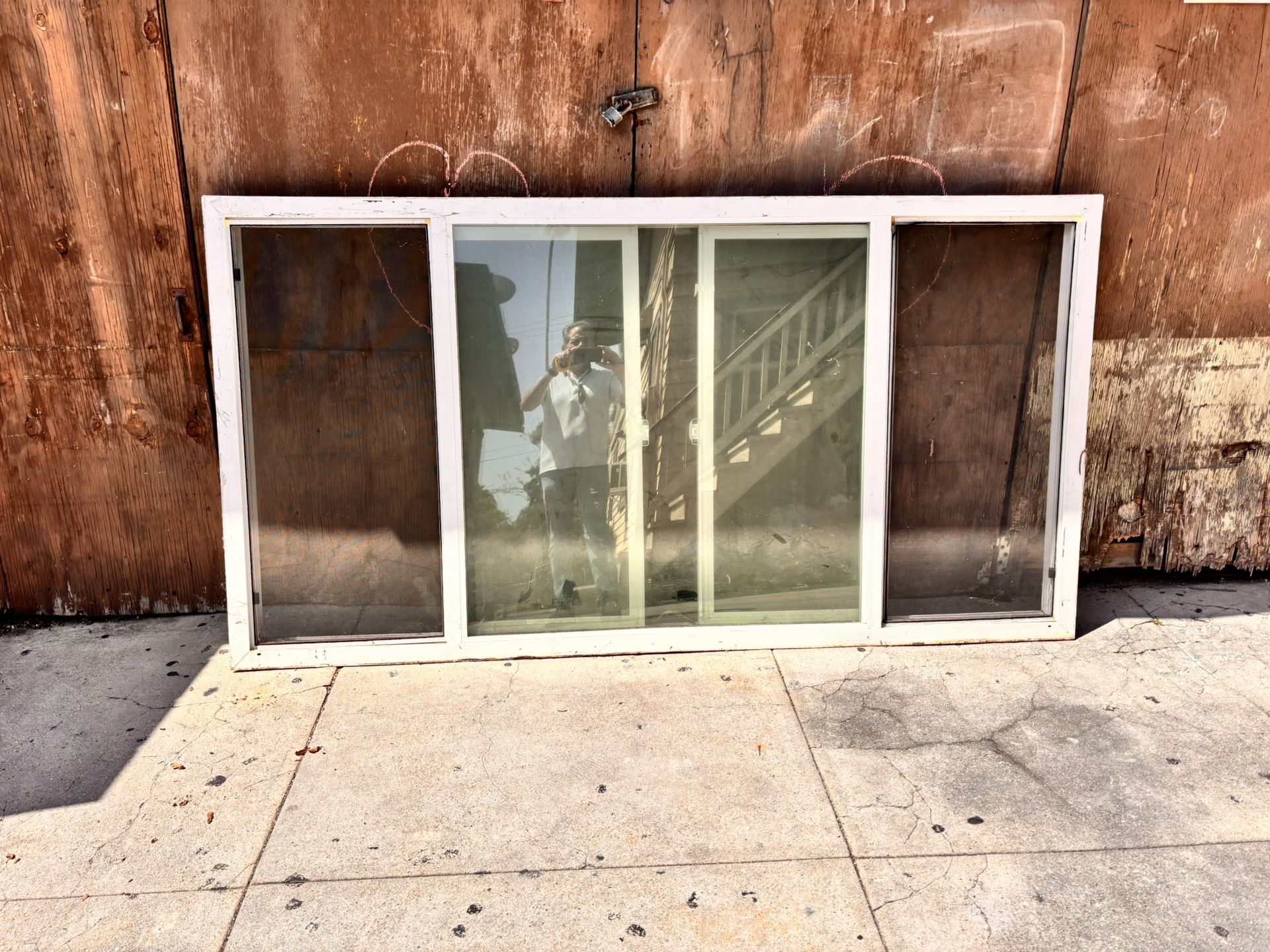 4’x8’ double sided sliding glass window