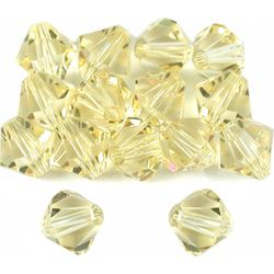144 Swarovski 10mm bicone 5328 Beads in Jonquil