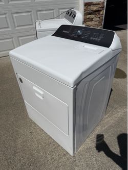Whirlpool Vented Top Load Matching Electric Dryer in White with Moisture Sensing
