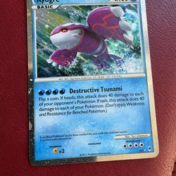 Pokemon Call Of Legends- Shiny Kyogre SL6 Trading Card 