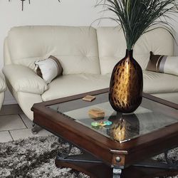 Very Clean Leather Living Room Set
