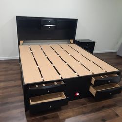 Brand New! 7pc Queen/king Bedroom Set😍/ Take it home with Only $39down/ Hablamos Español Y Ofrecemos Financiamiento 🙋🏻‍♂️ 