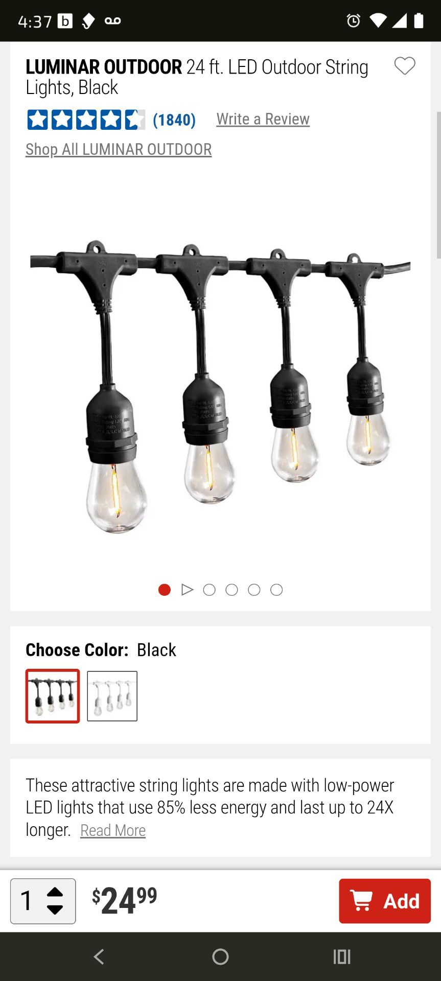 String lights