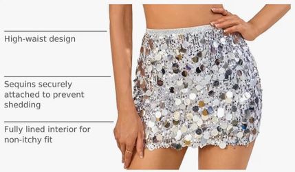 Bran new Silver Skirt