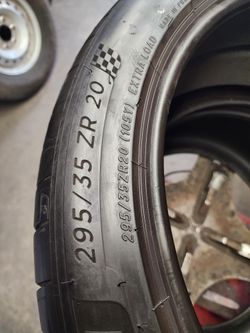 Semi New Pair Of 295/35ZR20 (105Y) Michelin Pilot Sport 4S MO1 Just $400 Free Installation Only At GM Bros Garage In S El Monte Ca 