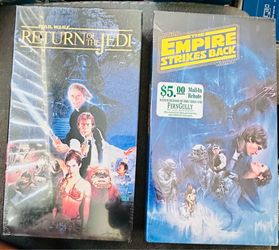 Star Wars vhs sealed fox blue label.