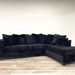 Black Sectional 