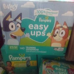 Pampers Easy Ups ( Training Underwear for Boys)Size 2t-3t
