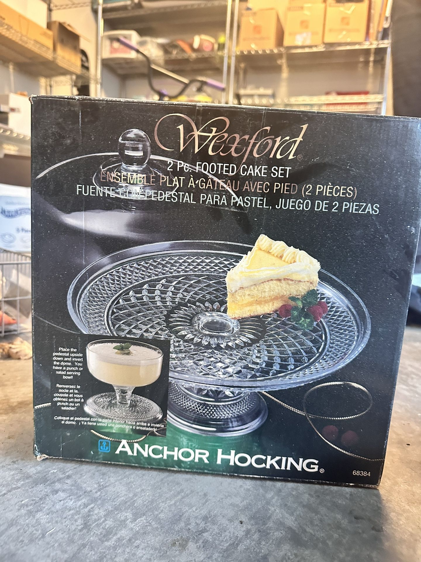 Footed Cake Stand With Dome
