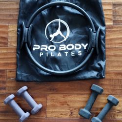 Pro body Pilates Ring And Hand Weights