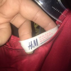H&M RED PARTY DRESS 