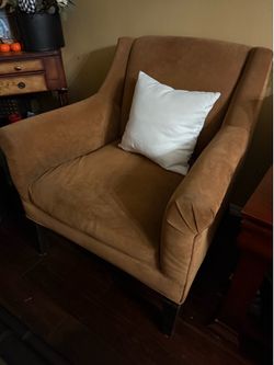 Brown accent chairs (2)
