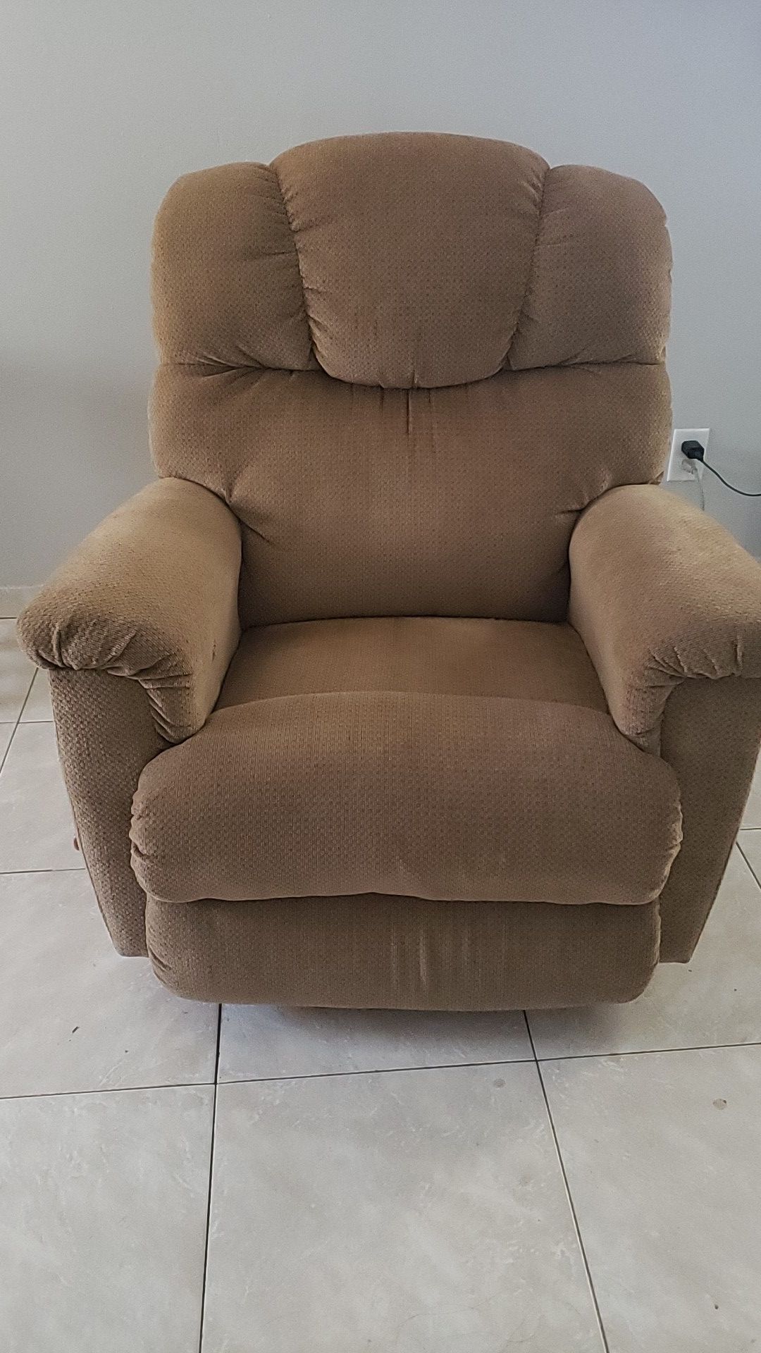 Tan Lazy Boy recliner