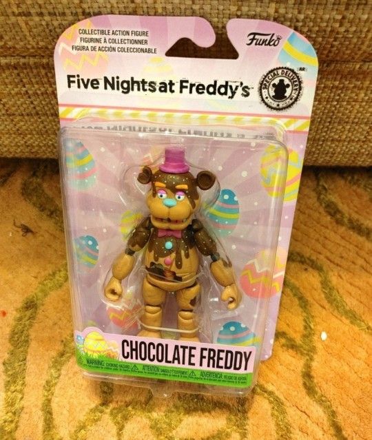FNAF Chocolate Freddy VAULTED Poseable Easter Collection Funko Action Figure