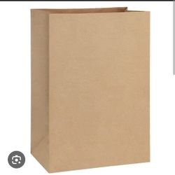 Brown paper bag. Size 12" x 17" x 7". 500 ct