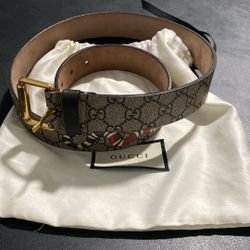 Snake Gucci Belt Size 36