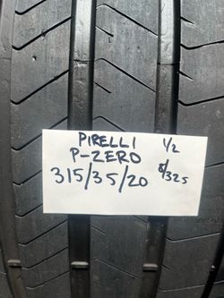 Pair of 315/35/20 Pirelli P-ZERO TIRES 8/32s