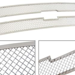 Mesh Wired Grille (Stainless Steel) Front Main 2pc