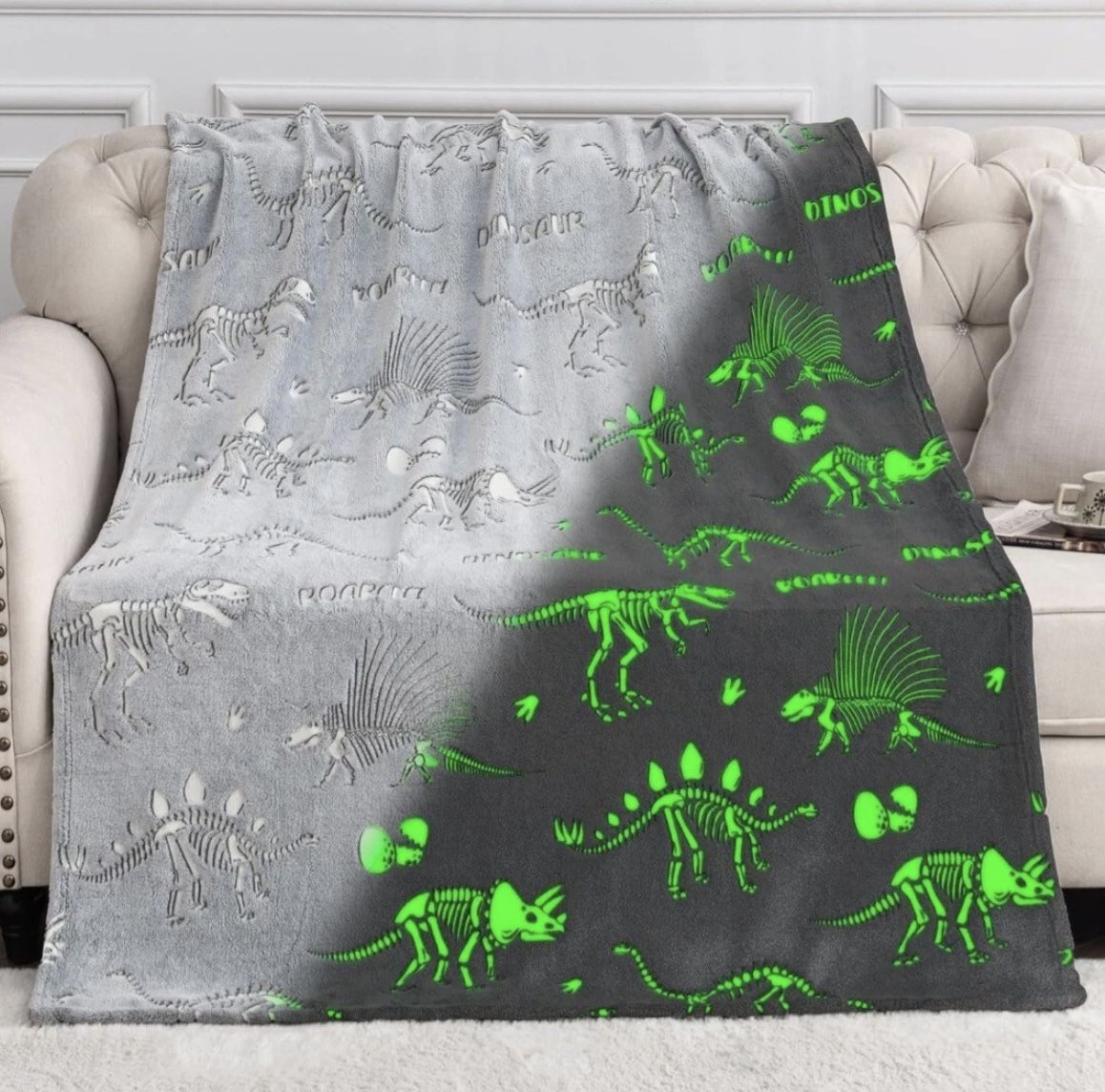 Dino Throw Blanket
