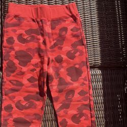 RED BAPE CAMO PANTS