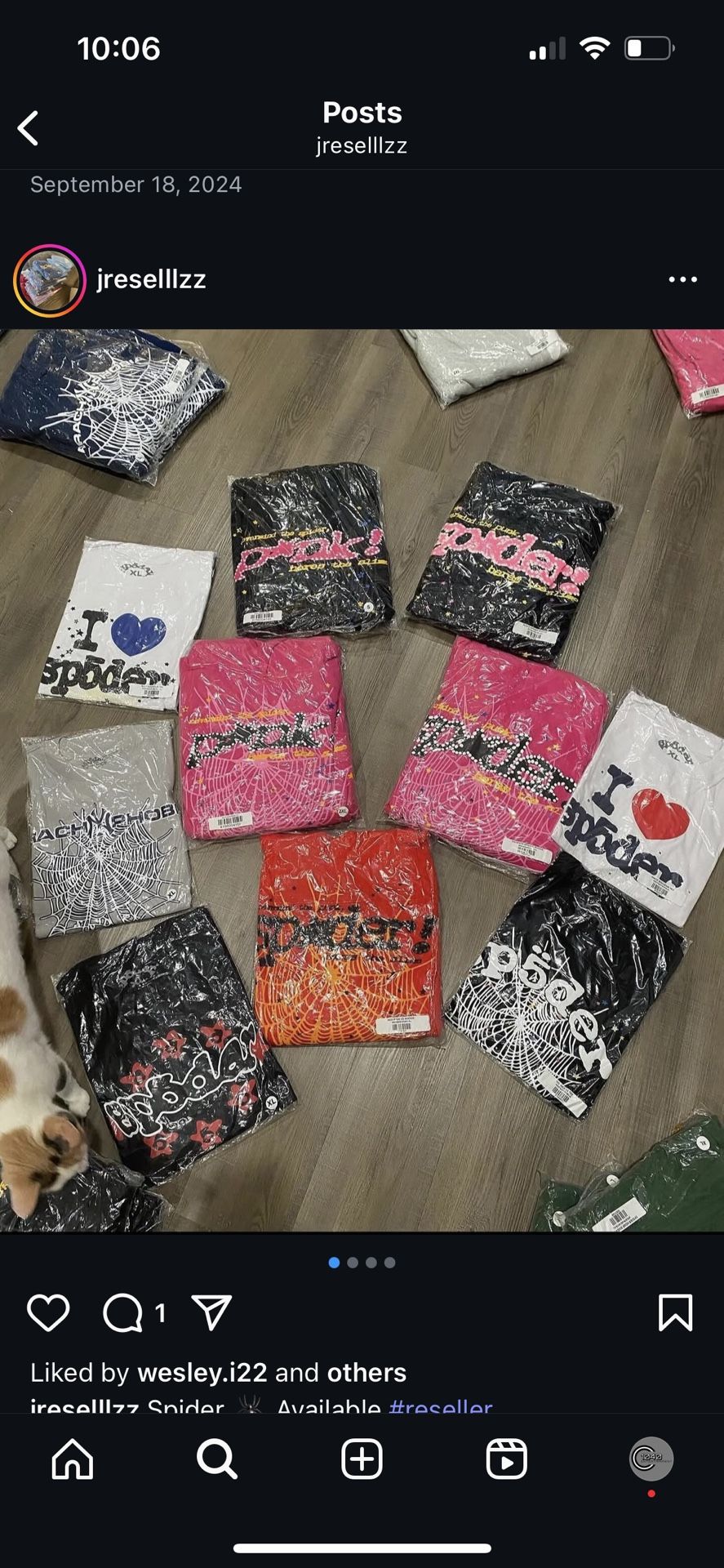 ASSORTED COLOR & SIZE SP5DER HOODIE