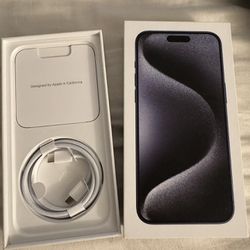 iPhone 15 Pro Max Box And Charger