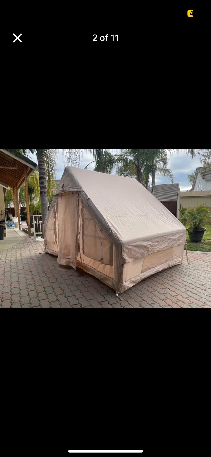 Brand New High Performance Inflatable Tent 4-6 Persons Inflatable Camping Tent -Easy set up: 2-5min