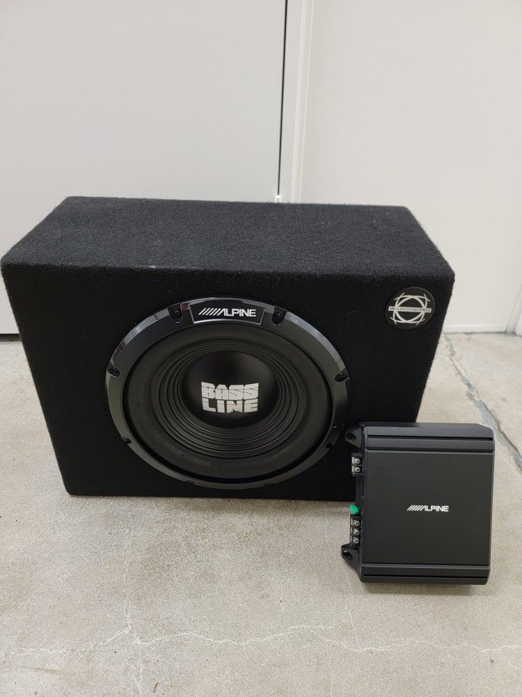 Alpine Subwoofer W/amp