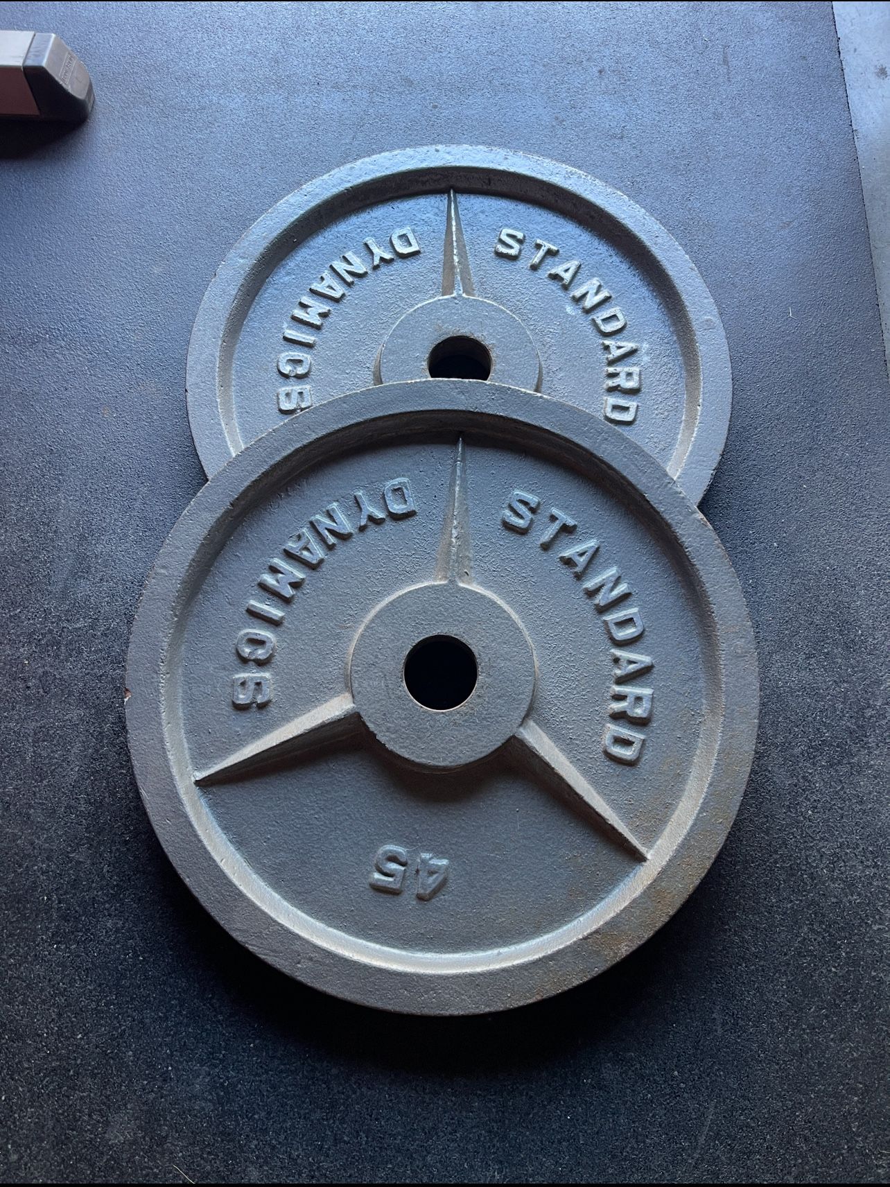 45 lbs Olympic Weights Plates…. Home Gym Fitness….